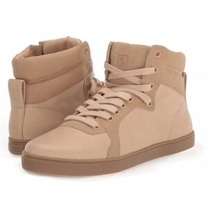 Women's Tan High-Top Sneakers
